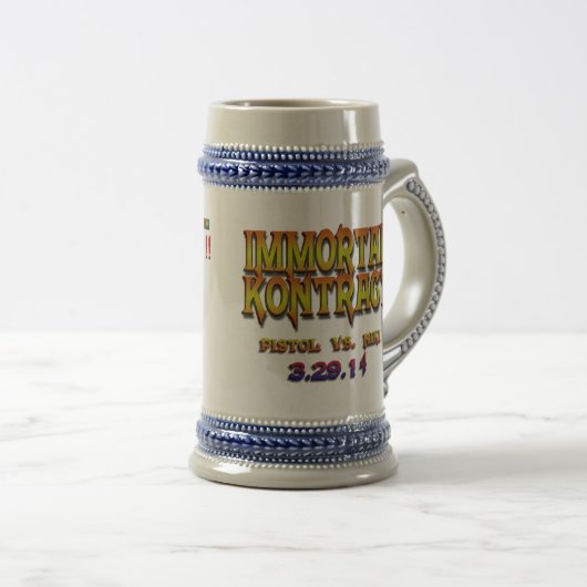 unsterbliches kontract bierglas (VorderseiteRechts)