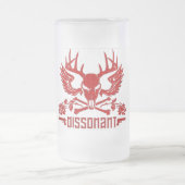 Unstimmiger mattierter Bier-Becher Mattglas Bierglas (Mittel)