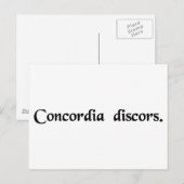 Unstimmigkeit Postkarte (Vorne/Hinten)