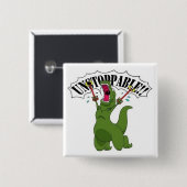 Unstopable T-Rex Button (Vorne & Hinten)