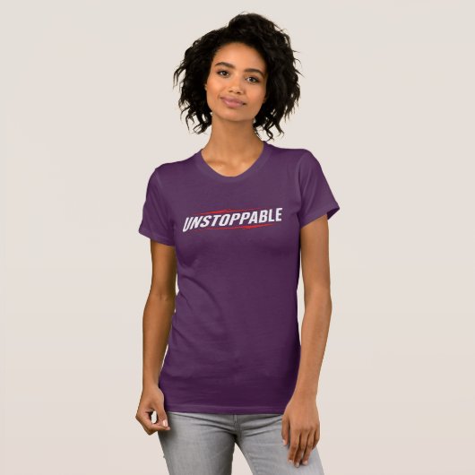 Unstoppable Aesthetic motivational T-Shirt (Vorne ganz)