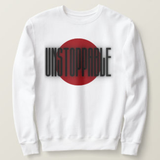Unstoppable – Bold Motivational Typography Sweatshirt