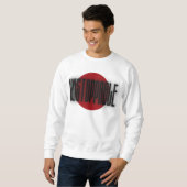 Unstoppable – Bold Motivational Typography Sweatshirt (Vorne ganz)