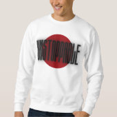 Unstoppable – Bold Motivational Typography Sweatshirt (Vorderseite)