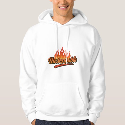 UNSTOPPABLE Hoodie – Stylish Fearless Streetwear (Vorderseite)
