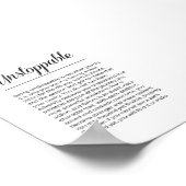 UNSTOPPABLE Inspiration Motivierend Wall Art Poster (Ecke)