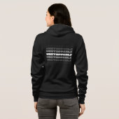Unstoppable Minimalist Zip Hoodie (Schwarz voll)