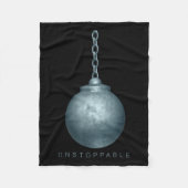 Unstoppable Motivation Fleecedecke (Vorderseite)