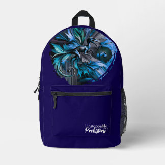 Unstoppable Raptor – Fuel Strength, Rule the Wild Bedruckter Rucksack