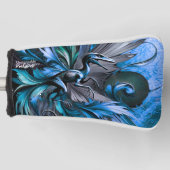 Unstoppable Raptor – Fuel Strength, Rule the Wild Golf Headcover (Vorderseite)