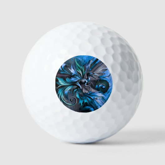 Unstoppable Raptor – Fuel Strength, Rule the Wild Golfball (Vorderseite)