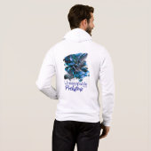 Unstoppable Raptor – Fuel Strength, Rule the Wild Hoodie (Schwarz voll)