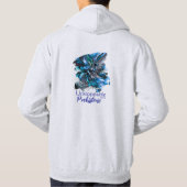 Unstoppable Raptor – Fuel Strength, Rule the Wild Hoodie (Rückseite)