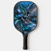 Unstoppable Raptor – Fuel Strength, Rule the Wild Pickleball Schläger (Rückseite)