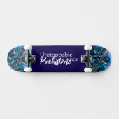 Unstoppable Raptor – Fuel Strength, Rule the Wild Skateboard (Horizontal)