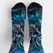 Unstoppable Raptor – Fuel Strength, Rule the Wild Socken (Oben)