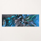 Unstoppable Raptor – Fuel Strength, Rule the Wild Yogamatte (Vorderseite (Horizontal))