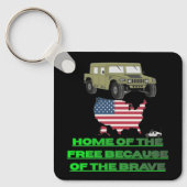 Unstoppable veterans black schlüsselanhänger (Vorderseite)