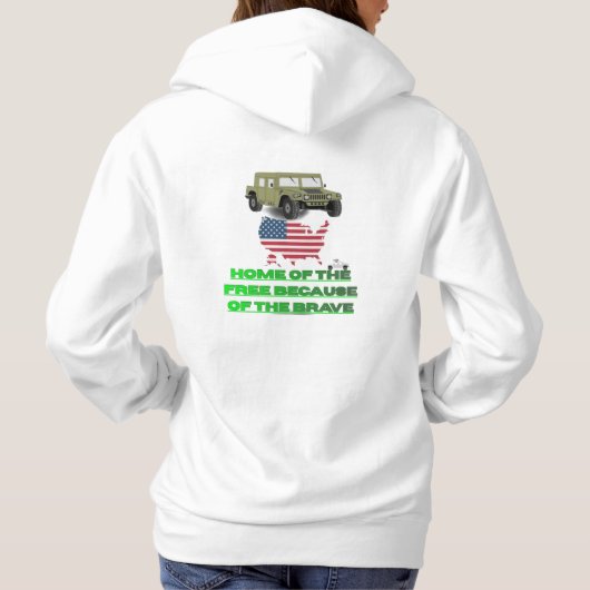 Unstoppable veterans hoodie (Rückseite)