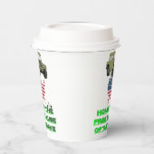 Unstoppable veterans  pappbecher (Links)