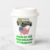 Unstoppable veterans  pappbecher (Vorderseite)