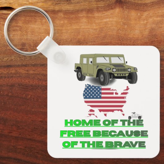 Unstoppable veterans schlüsselanhänger (Vorderseite)