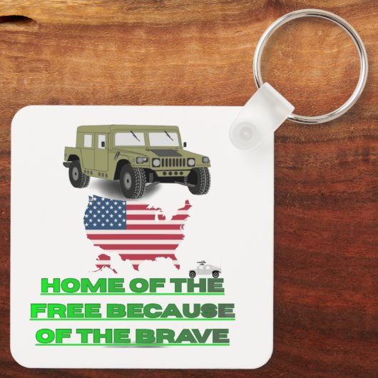 Unstoppable veterans schlüsselanhänger (Rückseite)