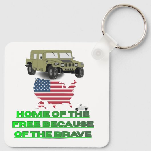 Unstoppable veterans schlüsselanhänger (Rückseite)