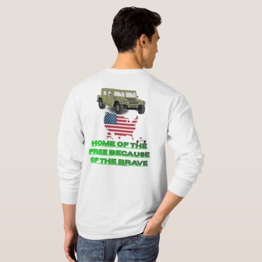 Unstoppable veterans T-Shirt (Schwarz voll)