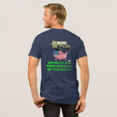Unstoppable veterans Tri-Blend shirt (Rückseite voll)