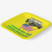 Unstoppable veterans yellow pappteller (Gewinkelt)