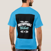 Unstoppable vibes motivational T-Shirt design  (Rückseite)