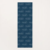 UNSTOPPABLE wird - Bold Cloud S - White Script Yogamatte (Rückseite)