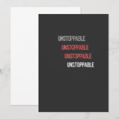 UnstoppableFlat Danke Karte (Vorne/Hinten)