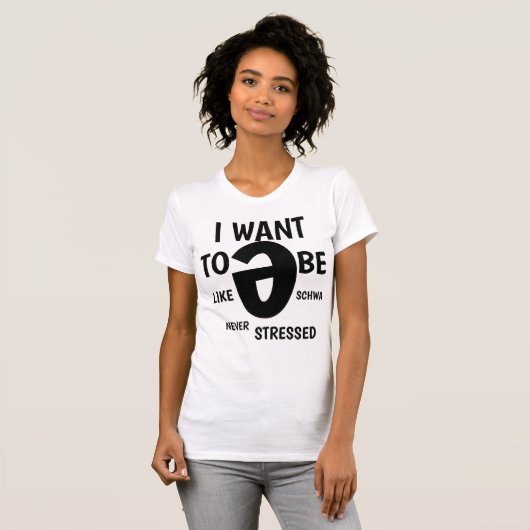 UNSTRESSED SCHWA T-Shirt (Vorne ganz)