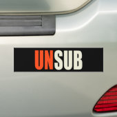 Unsub Unbekannt-Thema Autoaufkleber (Auf Auto)