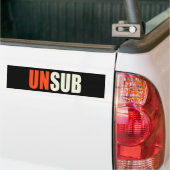 Unsub Unbekannt-Thema Autoaufkleber (Auf Lkw)