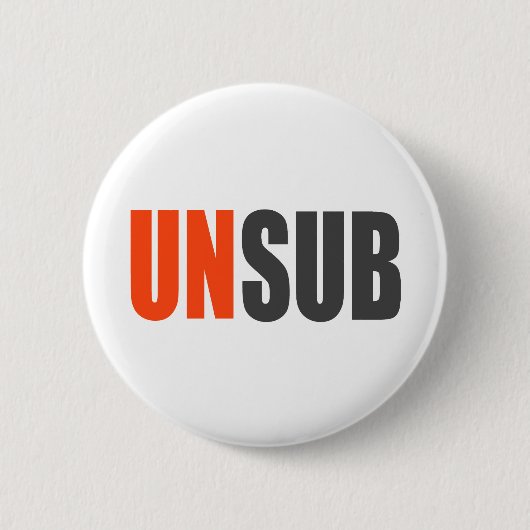 Unsub Unbekannt-Thema Button (Vorderseite)