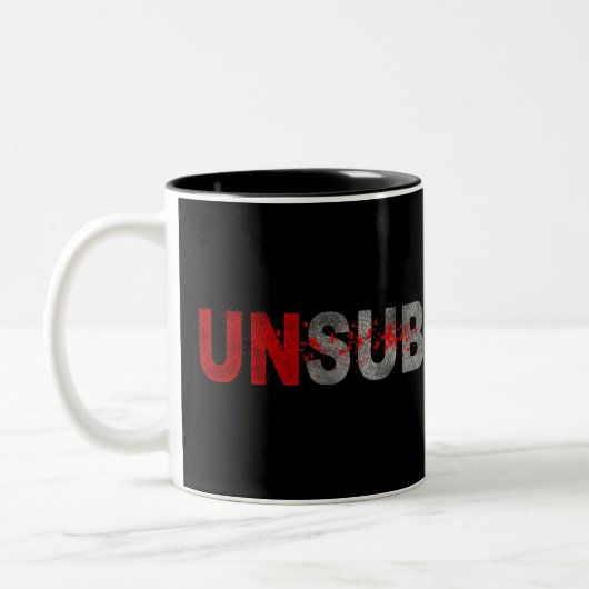 UNSUB ZWEIFARBIGE TASSE (Links)