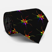 "Unsubtle Regenbogen-Samenzellen-Kunst-" Krawatte (Gerollt)