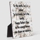 Unsung Heroes Fotoplatte (Seite)