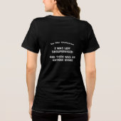 Unsupervised,  and There Was an Antique Store Tri-Blend Shirt (Rückseite)