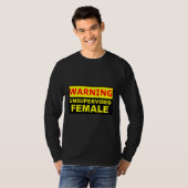 Unsupervised female WARNING T-Shirt (Vorne ganz)