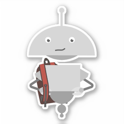 Unsure Mia Aufkleber (Vorderseite)