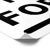 Unsympathischer Freund für Sie lustiges Poster (Ecke)