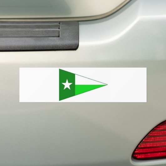 UNT, das Burgee segelt Autoaufkleber (Auf Auto)