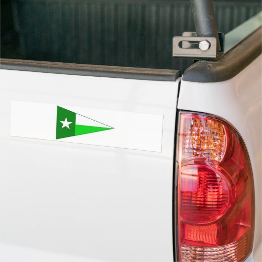 UNT, das Burgee segelt Autoaufkleber (Auf Lkw)