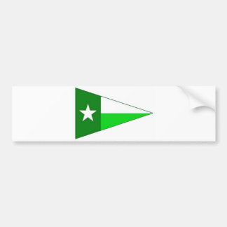 UNT, das Burgee segelt Autoaufkleber