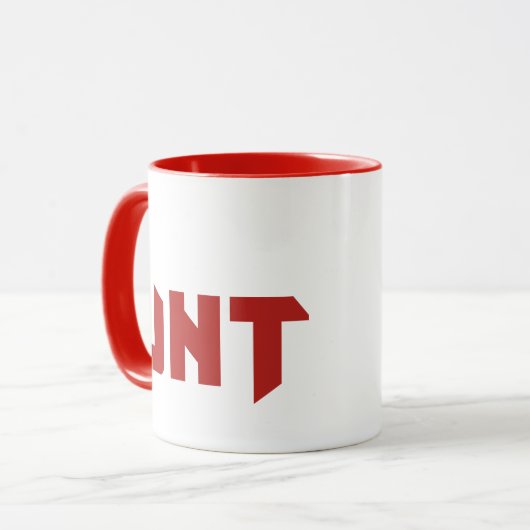 Unt Red Tasse (Vorderseite Links)