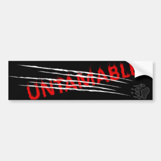 Untamable 2 autoaufkleber